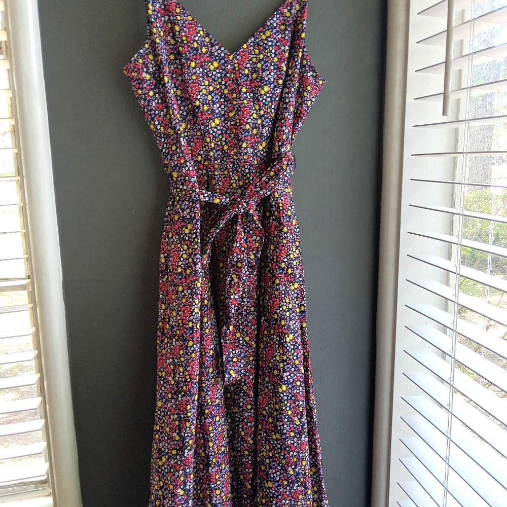 NWT J. Crew Floral Maxi, sz 4